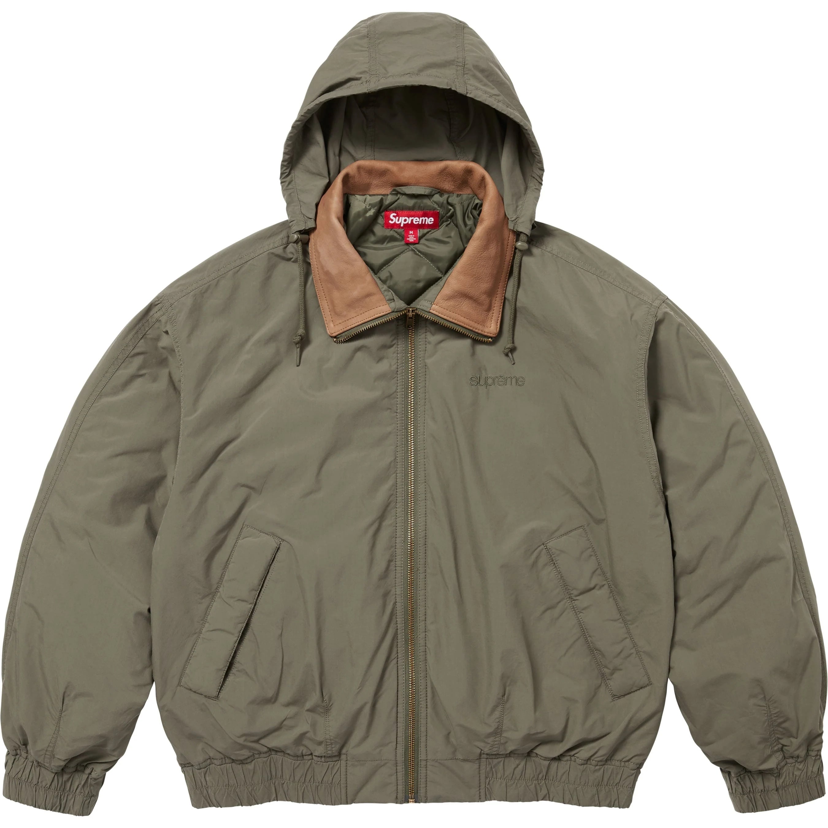 Leather Collar Utility Jacket view 18
